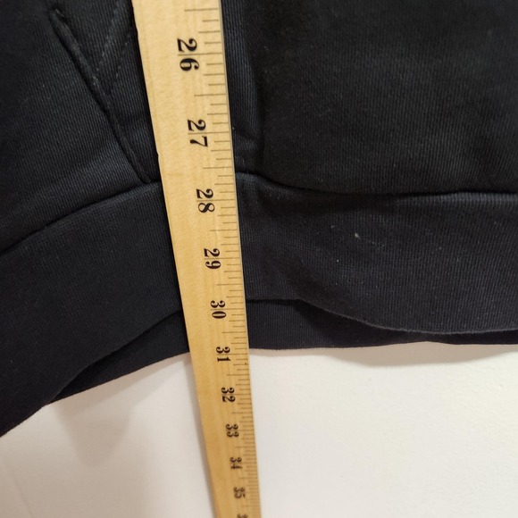 adidas Originals Hoodie Mens XL Black Tape Fleece Trefoil Sweatshirt HR4457 - Picture 8 of 11